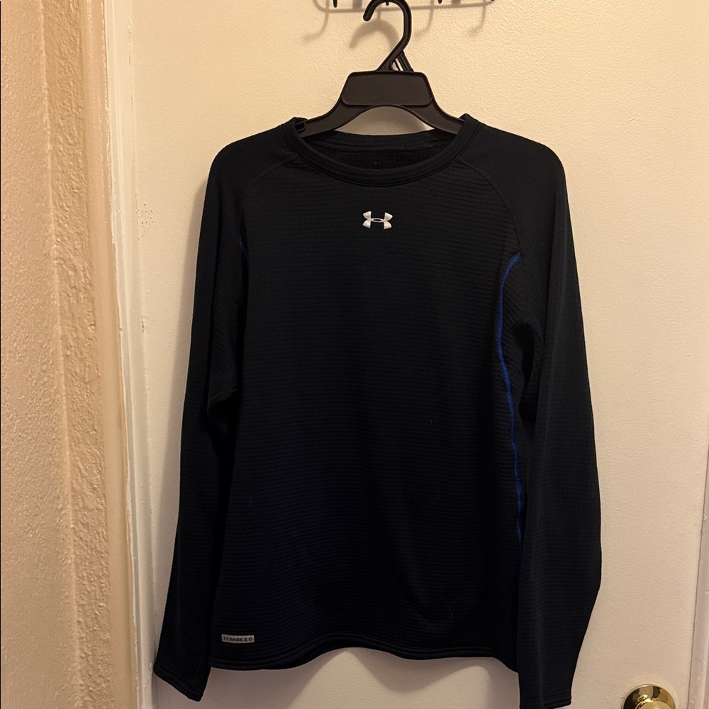Under Armour Black and Blue Long Sleeve Top